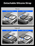 Modcase for Steam Deck, PC0104 Modular Steam Deck Case with Detachable Front Shell Valve Steam Deck Accessories Include Protective Case, Face Cover, Metal Bracket and Strap - Basic Set