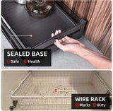 Pull Out Cabinet Organizer Slide Out Pantry Shelves Heavy Duty Roll Out Sliding Tray for Cabinet Full Extension Kitchen Sliding Drawer Storage with Dividers 14 Inch Wide × 21 Inch Deep
