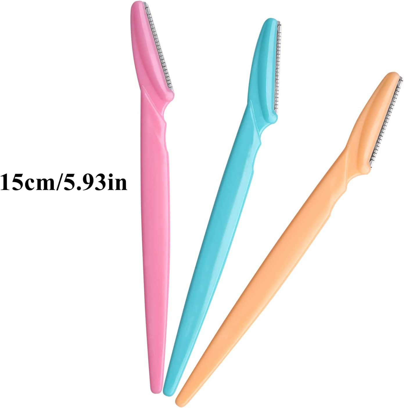 Eyebrow Razors Shaper 18Pcs Facial Hair Remover Face Shaver Trimmer Safety Facial Exfoliating Tool for Women and Men