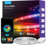 RGBIC LED Strip Lights, 16.4Ft Smart LED Lights for Bedroom, Bluetooth LED Lights APP Control, DIY Multiple Colors on One Line, Color Changing LED Lights Music Sync for Ceiling, Gaming Room
