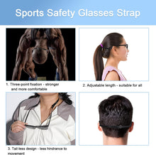 Load image into Gallery viewer, Adjustable Glasses Strap, Comfort Eyeglass Holder Sunglass Strap for Women Men Kids, Unisex Eye Glasses String Strap - 3 Pack
