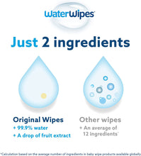 Load image into Gallery viewer, Biodegradable Baby Wipes, 240 Wipes Total (4 Packs X 60 Wipes), 99.9% Water Based Wet Wipes, Unscented &amp; Hypoallergenic for Sensitive and Newborn Skin
