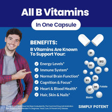 Load image into Gallery viewer, Daily Multivitamin for Men, 35 Vitamin, Mineral &amp; Antioxidant Blend Supplement with Vitamins C, B-Complex &amp; Saw Palmetto for Immune System, Energy, Focus &amp; Prostate Health, Capsules 60
