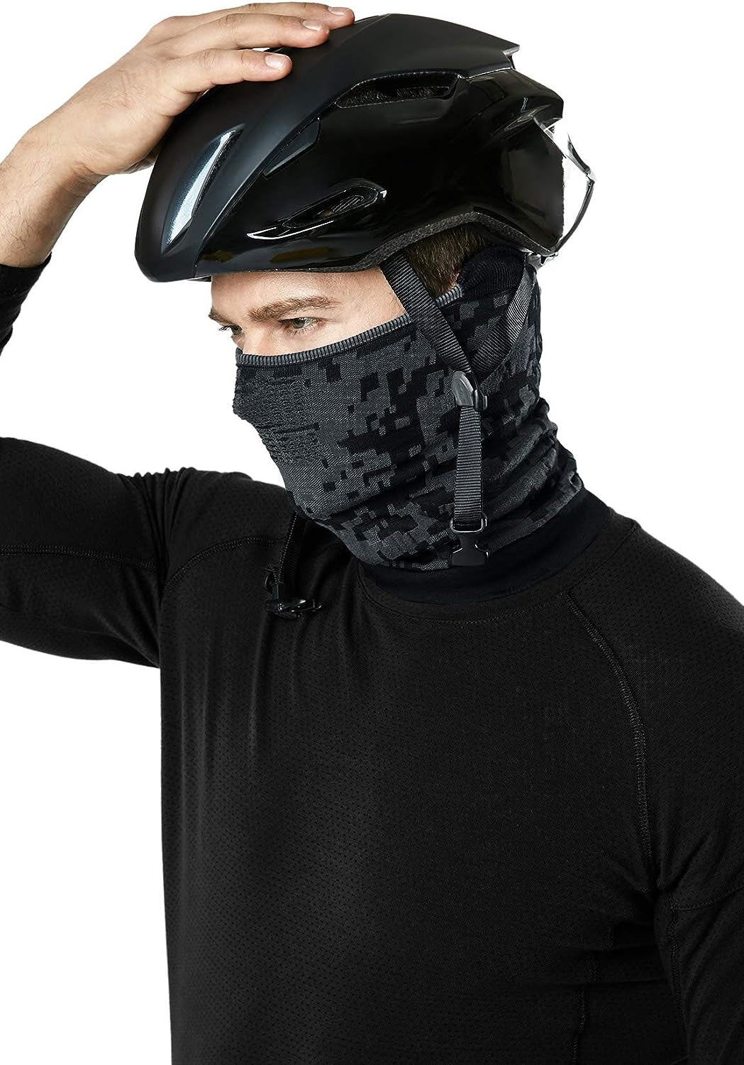 Unisex Winter Neck Warmer Gaiter, Lightweight Half Balaclava, Windproof Face Mask for Ski Snowboard Outdoor Sports