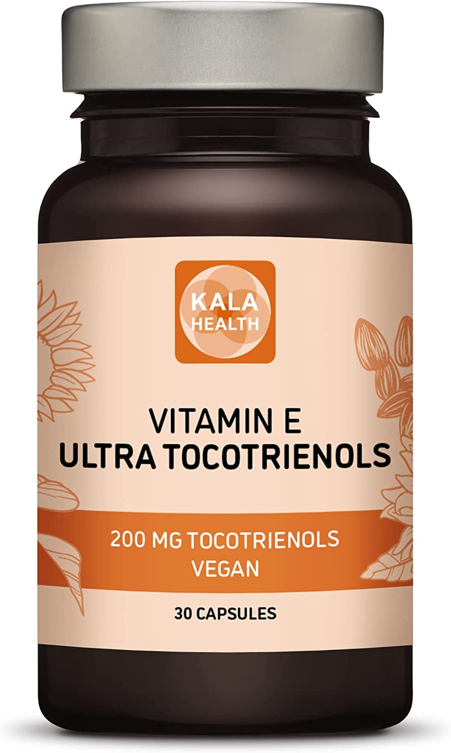 Ultra Tocotrienol 200Mg Vitamin E Vegan – All 4 Tocotrienols - Alpha Tocotrienol + Beta Tocotrienol + Gamma Tocotrienol + Delta Tocotrienol – No Tocopherols - Unique Tocotrienol Complex (30)