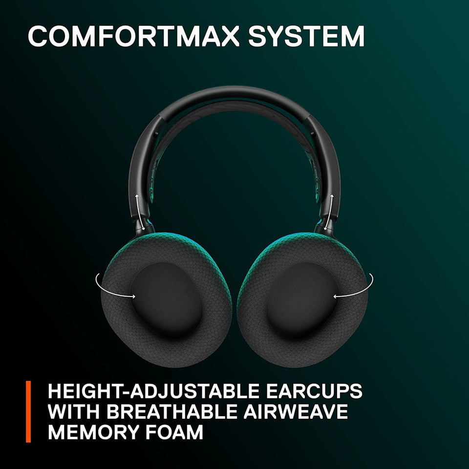 Arctis Nova 7 Wireless USB-C Multi-Platform Gaming Headset with Bluetooth for PC, Playstation, Nintendo Switch & Android - 38 Hour Battery, Fast Charging, Noise-Cancelling Gen 2 Microphone