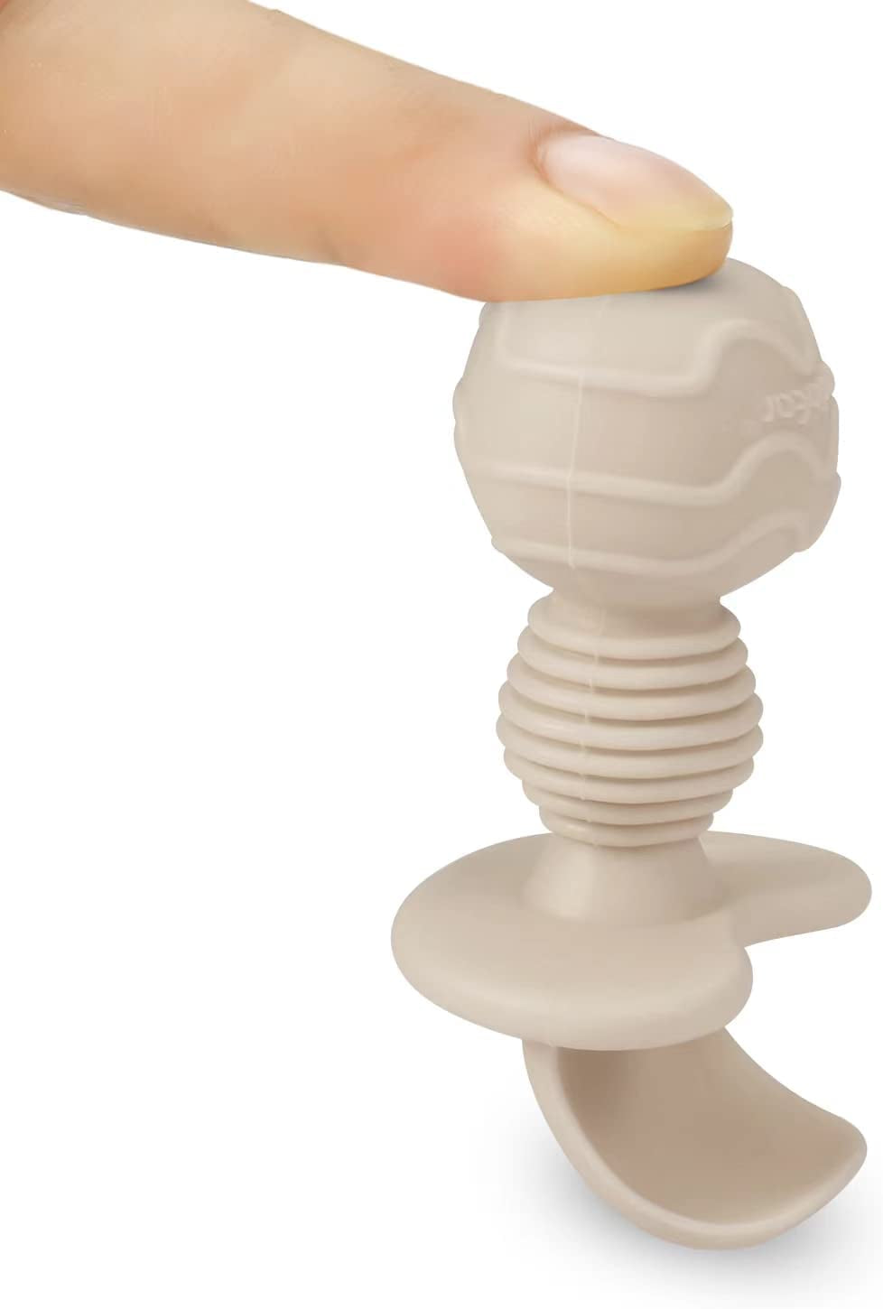 6 Pack Silicone Baby Spoons and Fork Feeding Set- Anti-Choke First Self Feeding Utensils for Baby Led Weaning Ages 3 Months