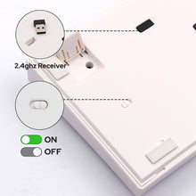 Load image into Gallery viewer, TH80 Pro 75% 80 Keys Hot Swap Bluetooth 5.0/2.4Ghz/Wired Keyboard PCB Mounting Plate Kit with Dampener Foams, South-Facing Leds, Compatible with 3/5 Pin Switch for Win/Mac PS5 PS4 Xbox(White)
