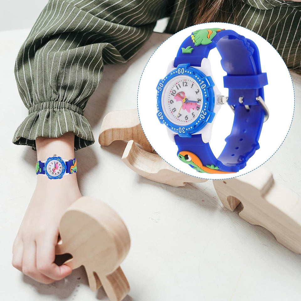 Watch Watches Children Cartoon Wristwatch Children Pretty Lovely Band Toddler Wrist Boys Birthday for Girls Kids Watch Chic Silicone Pattern Adorable Lovely Toddler Watch Kid Toddler