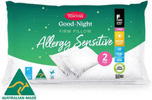 Load image into Gallery viewer, Goodnight Allergy Sensitive Firm Pillow, 2 Pack

