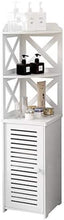Load image into Gallery viewer, Bathroom Storage Utility Display Cabinet Stand White Waterproof 3 Shelves T2
