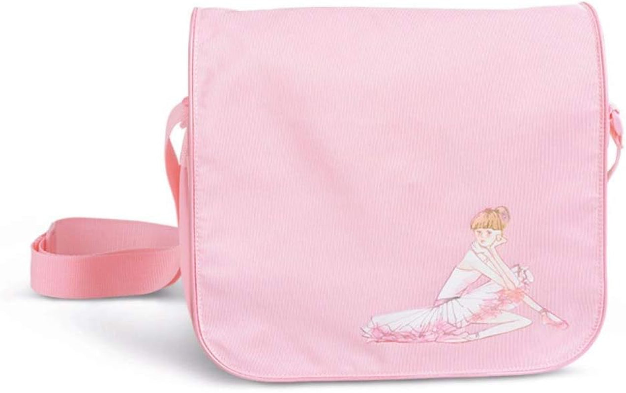 Dance Girl'S Adjustable Strap Ballerina Shoulder Bag, Light Pink
