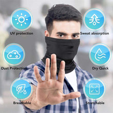 Load image into Gallery viewer, Neck Gaiter Scarf,Dust &amp; Sun UV Protection Summer Face Cover, Lightweight Windproof Bandana Balaclava Headwear for Cycling Motorcycle

