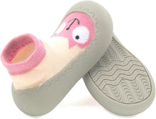 Load image into Gallery viewer, Non-Slip Baby Toddler Sock Shoes, Ultra-Lightweight Cotton Baby First Walking Shoes Slipper Shoes with Soft Rubber Sole Unisex Non-Skid Indoor Outdoor Floor Slipper Kid Girls Boys Socks Boots
