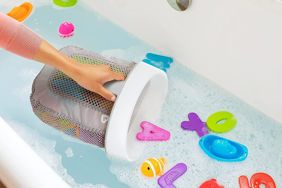 Super Scoop Bath Toy Organiser, Grey1 Count