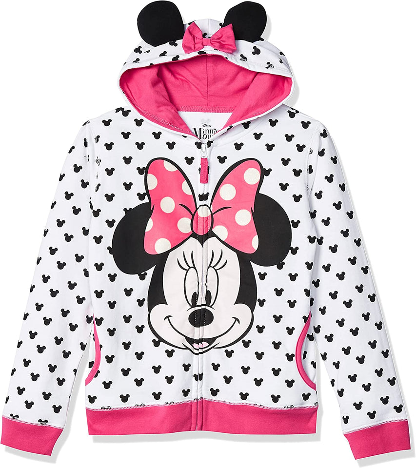 Girls' Minnie Hoodie with Bow and Ear