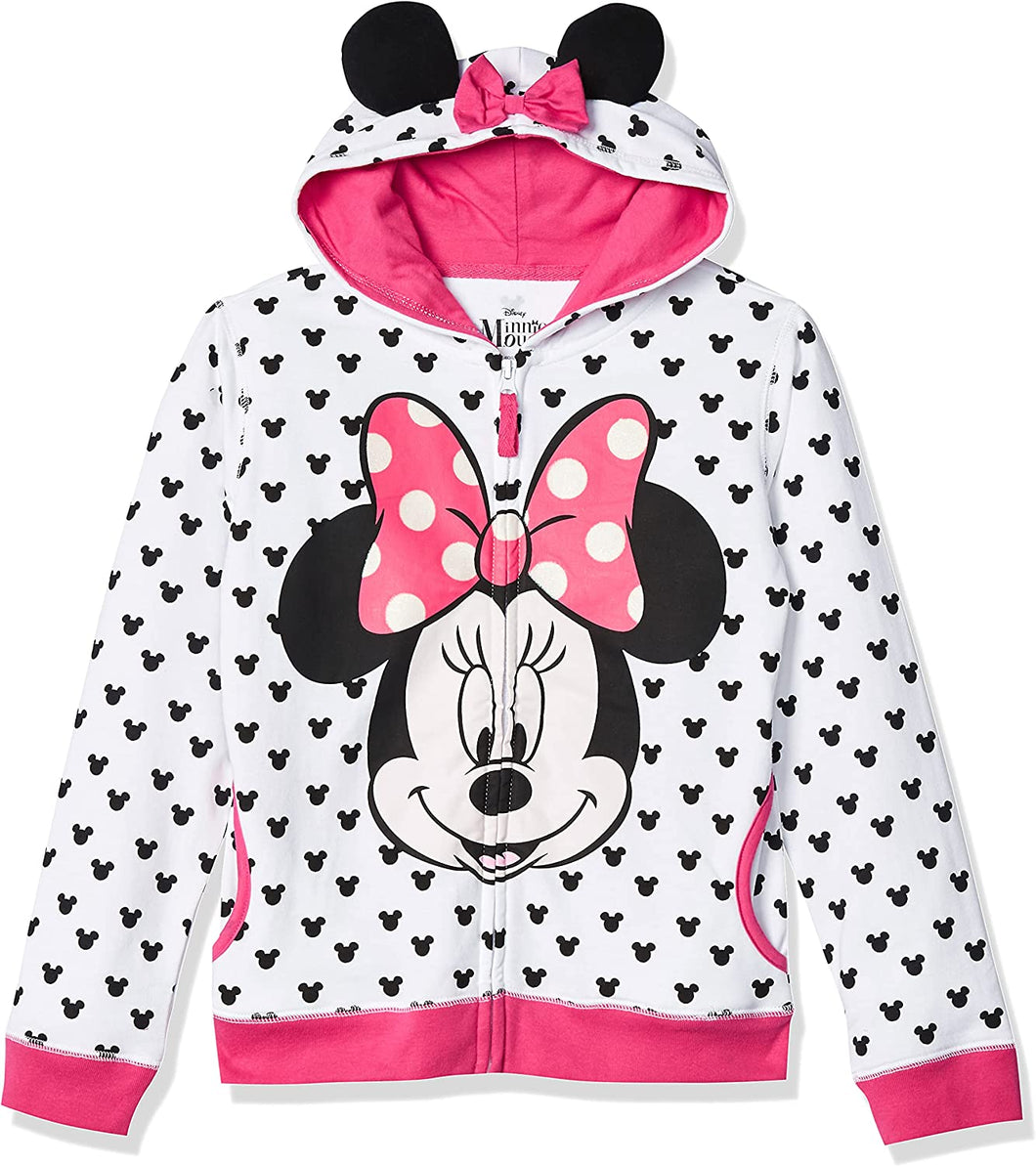 Girls' Minnie Hoodie with Bow and Ear