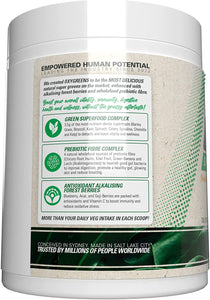 Ehplabs Oxygreens Daily Super Greens Powder - Green Superfood, Spirulina Herbal Supplement with Prebiotic Fibre, Alkalizing Antioxidants & Immunity Wellness, 30 Serves (Pineapple)