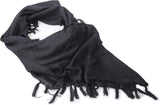 Military Shemagh Tactical Desert Scarf / 100% Cotton Keffiyeh Scarf Wrap for Men and Women