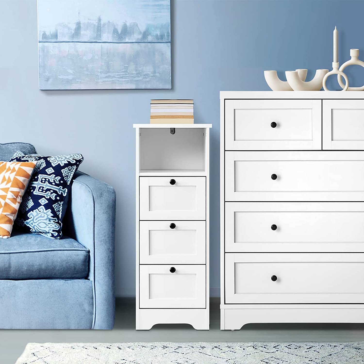 Sideboard Bathroom Cabinet with 3 Drawers