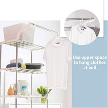 Load image into Gallery viewer, 3-Tier Adjustable Washing Machine Rack over Toilet Bathroom Organizer above Washer Dryer Storage Shelf Space Saving Rack, White

