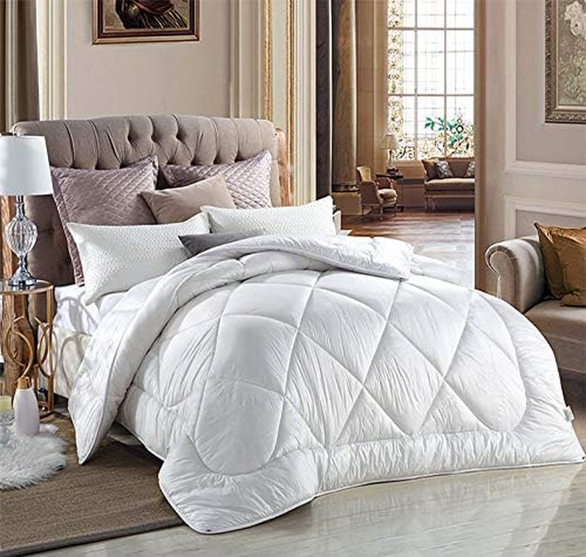 350/500/700GSM All Size Australian Wool Quilt Doona Duvet down Summer Winter (500GSM, King)