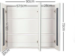 Bathroom Mirror Cabinet Vanity Shaving Medicine 450/600/750/900/1200Mm