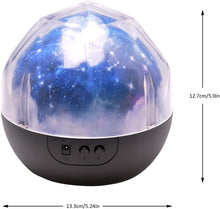 Load image into Gallery viewer, Star Night Light for Kids, Universe Night Light Projection Lamp, Romantic Star Sea Birthday New Projector Lamp for Bedroom - 5 Sets of Projector Film for Free(Multi-Colored)
