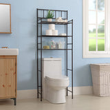 3 Shelf Bathroom Space Saver over the Toilet Rack Bathroom Corner Stand Storage Organizer Accessories Bathroom Cabinet Tower Shelf with ORB Finish 23.5" W X 10.5" D X 64.5" H