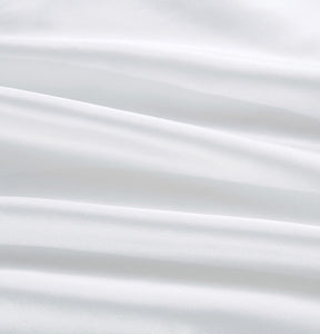 Luxury Pillowcase - 100% Pure Mulberry Silk on Both Sides - Soft anti Wrinkle, Hypoallergenic, Washable Bed Pillowcases - Premium Pillow Cover That Protects Your Hair and Skin - White