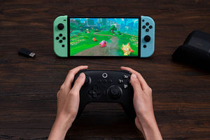 Ultimate Bluetooth Controller with Charging Dock, Bluetooth Controller for Switch and Windows (Black)