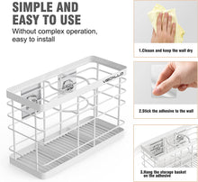 Load image into Gallery viewer, Hair Tool Organizer, Curling Iron Stands, Bathroom Organizer Basket Hair Supplies Organizer Storage Hair Dryer Holder- Wall Mount No Drilling

