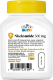 Niacinamide 500 Mg Prolonged Release Tablets, 110 Count