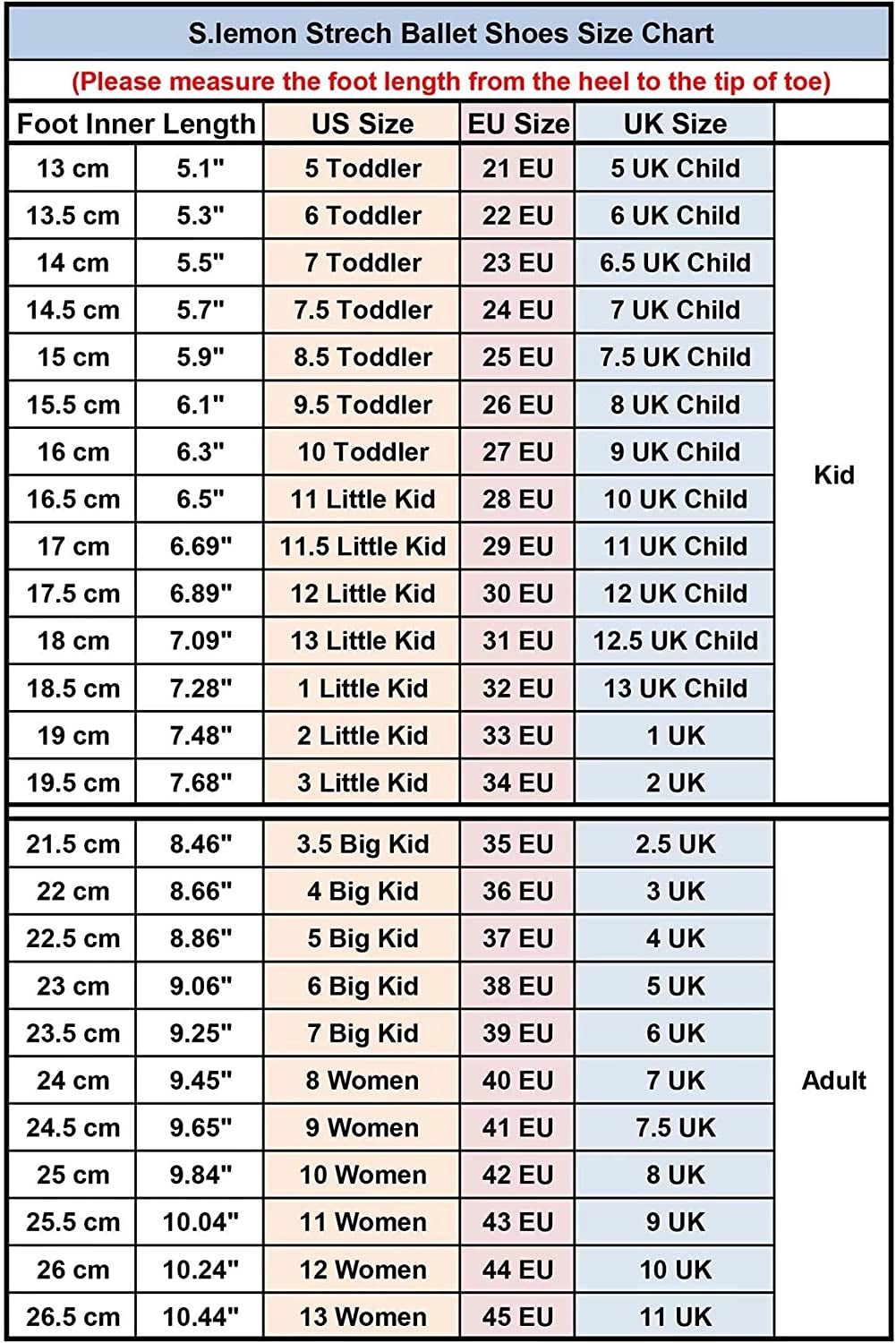 Ballet Shoe, Girls Elastic Ballet Slippers Stretch Canvas Dance Shoes for Kids Adult