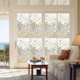 Window Privacy Film, Rainbow Window Clings, 3D Decorative Window Vinyl, Stained Glass Window Decals, Static Cling Window Sticker Non-Adhesive pattanaustralia