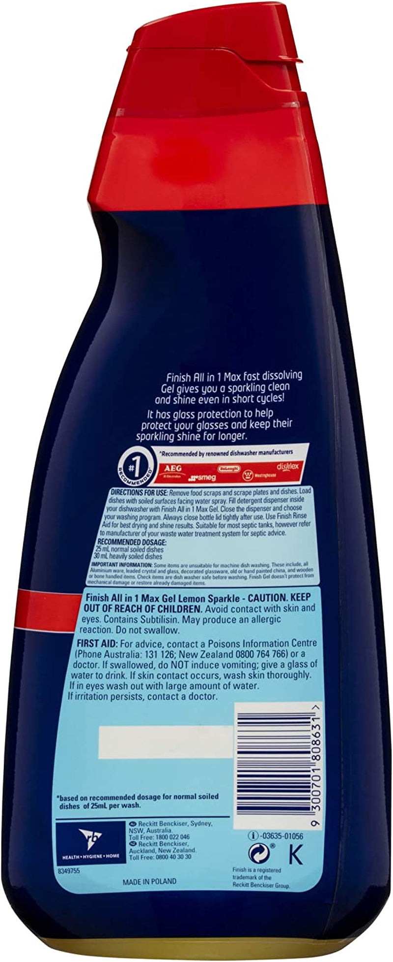 All in One Max Gel, Lemon Sparkle, 1L