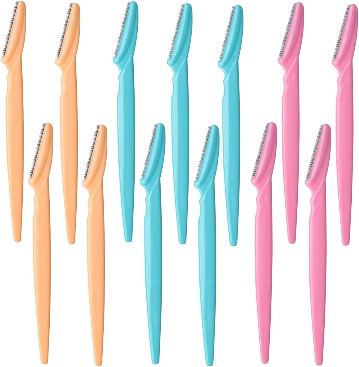 Eyebrow Razors Shaper 18Pcs Facial Hair Remover Face Shaver Trimmer Safety Facial Exfoliating Tool for Women and Men