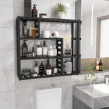 Bathroom Organizer over Toilet,Plant Stands for Indoor Plants,3 Tier Floating Shelves for Bedroom, Living Room, Bathroom and Kitchen