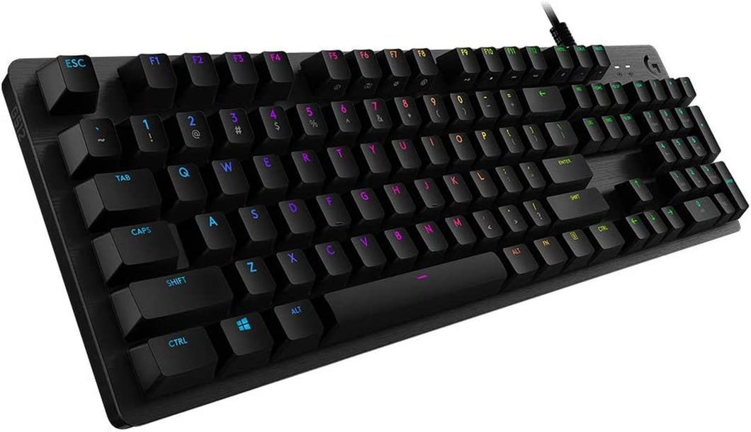 G512 CARBON LIGHTSYNC RGB Mechanical Gaming Keyboard with GX Brown Switches