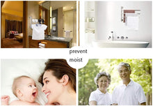 Load image into Gallery viewer, Electric Heated Towel Rail Radiator, Wall Mount Towel Rail Warmer Rack, 180° Rotating Thermostat Bathroom Electric Towel Rail

