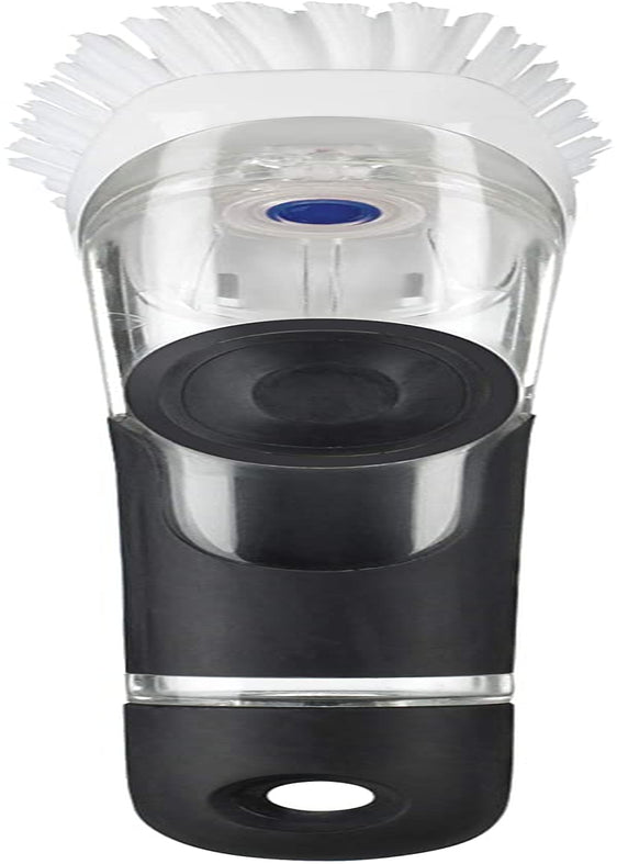 Good Grips Soap Dispensing Dish Brush, None, Black/White, 1067529, 15X10X5Cm