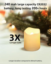 Load image into Gallery viewer, Flameless LED Tea Light Candlesled Votive Candlesbattery-Operated Realistic Bulk Flickering Candleselectric Fake Candles in Warm White and Wave Openideal for Wedding Party Outdoor (Pack of 24)
