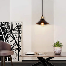 Load image into Gallery viewer, Industrial Retro Black Iron Kitchen Restaurant Bar Balcony Hanging Pendant Light (3 Pack)
