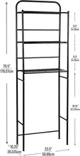 Load image into Gallery viewer, 3 Tier Toilet Rack, Black
