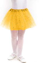 Load image into Gallery viewer, Skirt for Girls Ballet Tutu Sequins Sparkling Princess Dancing Tulle Tutu 12&quot; Length Costume for Party,Cosplay,Festive,Performance Underskirt
