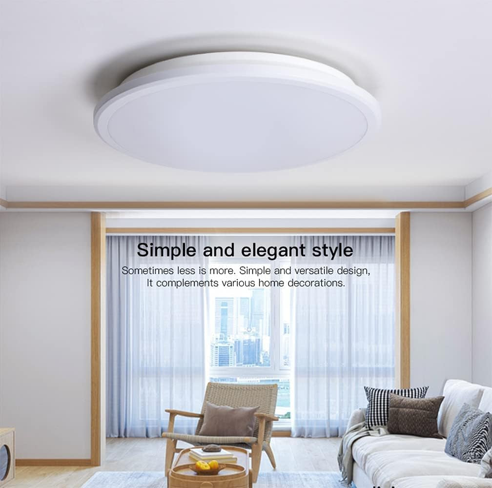 LED Ceiling Light - 11 Inch 20W 2000 Lumens Neutral 4500K, Bright Flush Mount Ceiling Light Fixture for Bedroom Kitchen Hallway - Not Dimmable