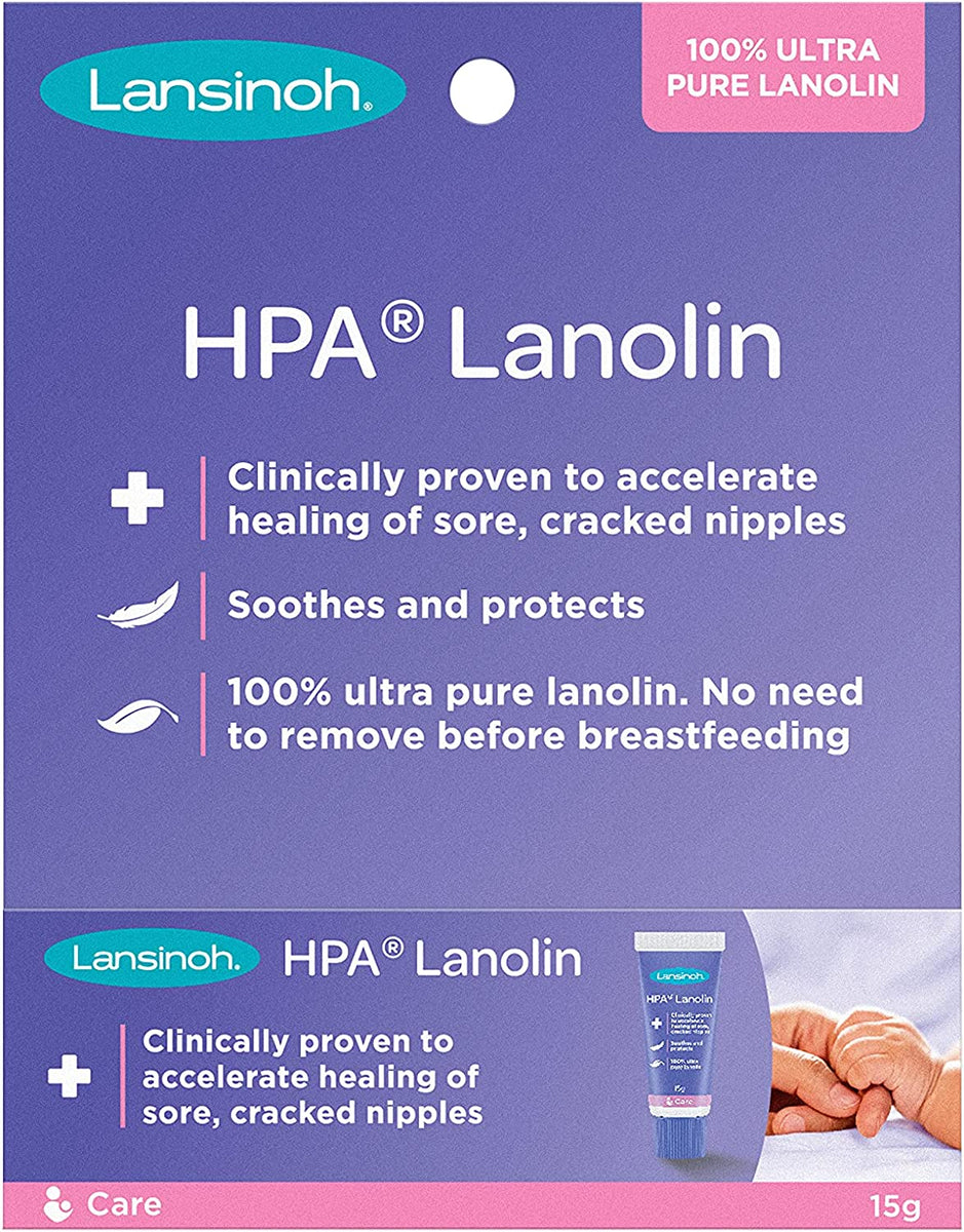 HPA Lanolin Nipple Cream, 15 Grams Pattan Australia