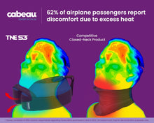 Load image into Gallery viewer, Evolution S3 Travel Pillow - Straps to Airplane Seat - Ensures Your Head Won&#39;T Fall Forward - Relax with Plush Memory Foam - Quick-Dry Fabric Keeps You Cool and Dry Indigo
