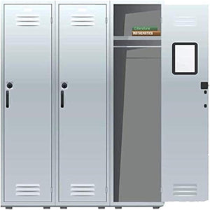 Locker Mirror Magnetic - Rectangular Magnetic Mirror | Locker Decorations for College Students, Players, and Any Travelers,