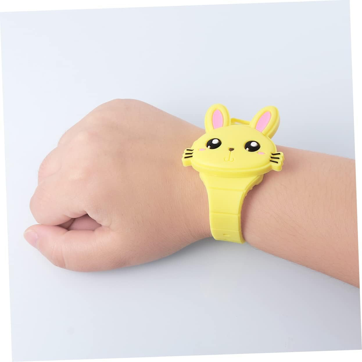 Kids Toys Silicone Toys Electronic Toys Watch for Kids Silicone Watch Toy Kids Watch Toy a Generation of Leds a Generation of Toy Watches a Generation of Luminous Watch Pink Child